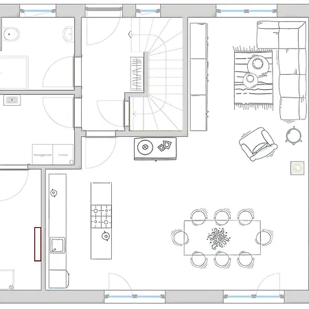 Apartamento Ankerplatz No2 Usedom Mit Sauna & Kamin