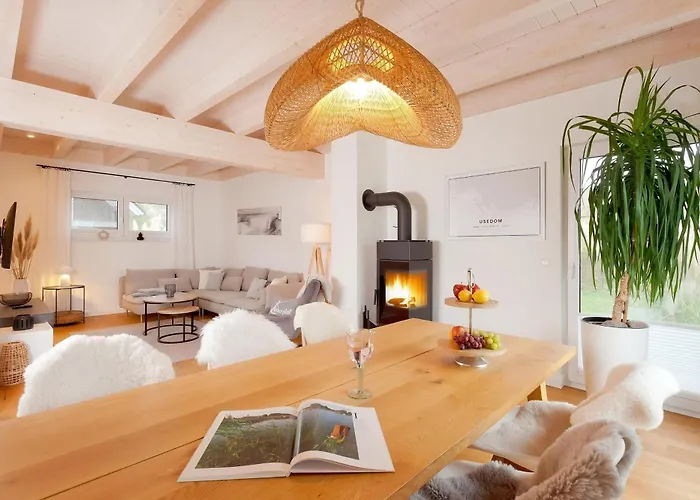 아파트 Ankerplatz No2 Usedom Sauna Kamin Garten Urlaub Mit Komfort